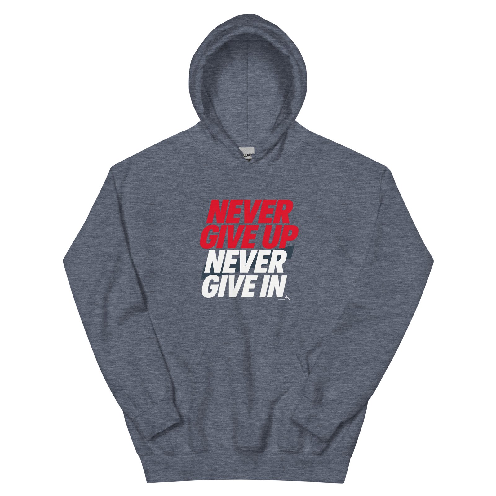 Never Give Up Unisex Hoodie - Image 6