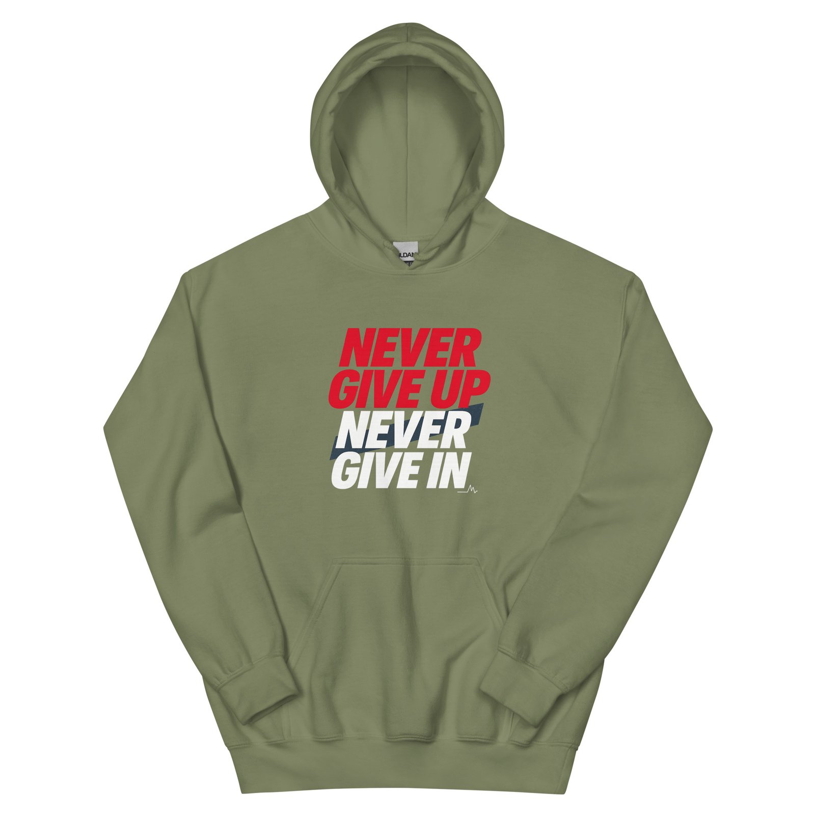 Never Give Up Unisex Hoodie - Image 8
