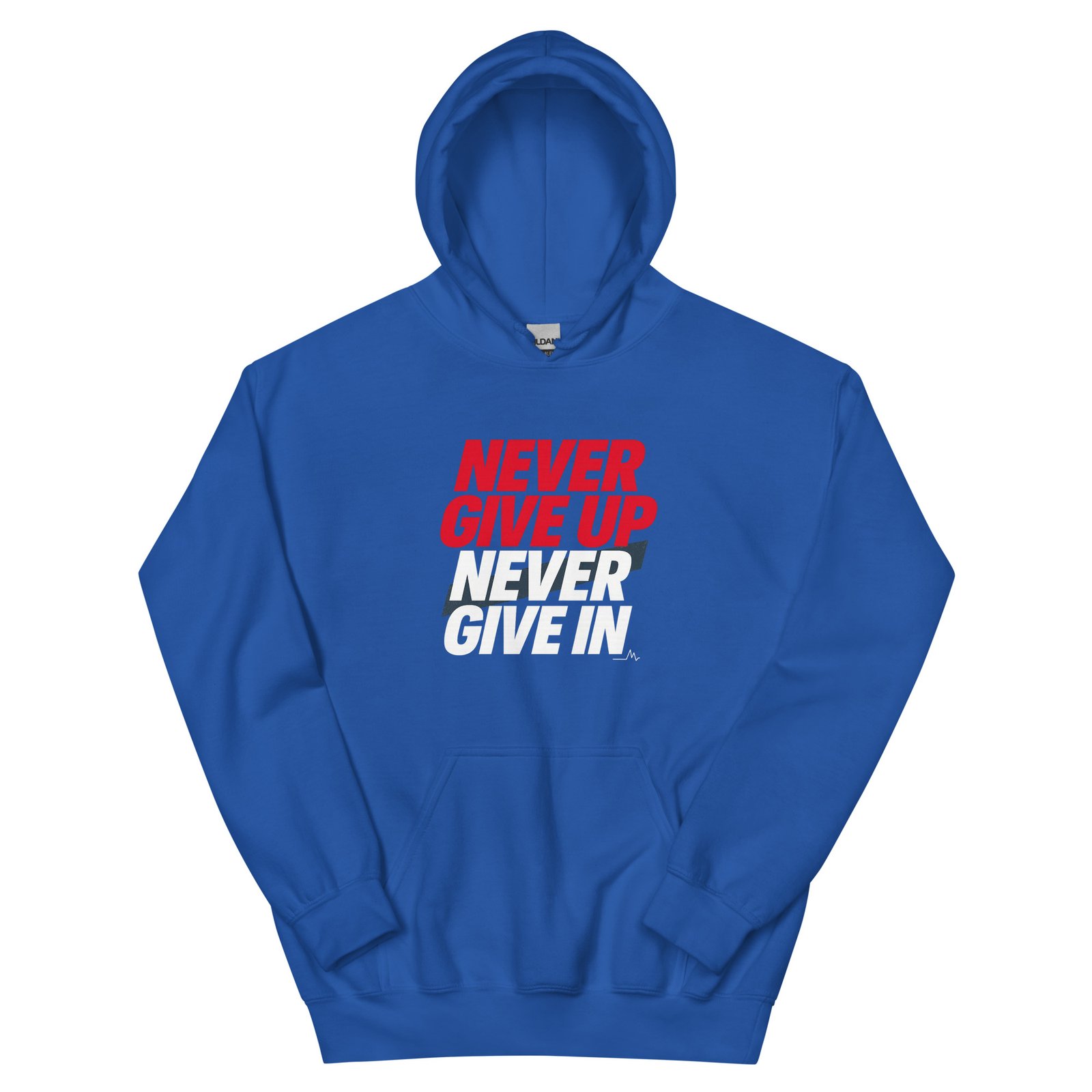 Never Give Up Unisex Hoodie - Image 4