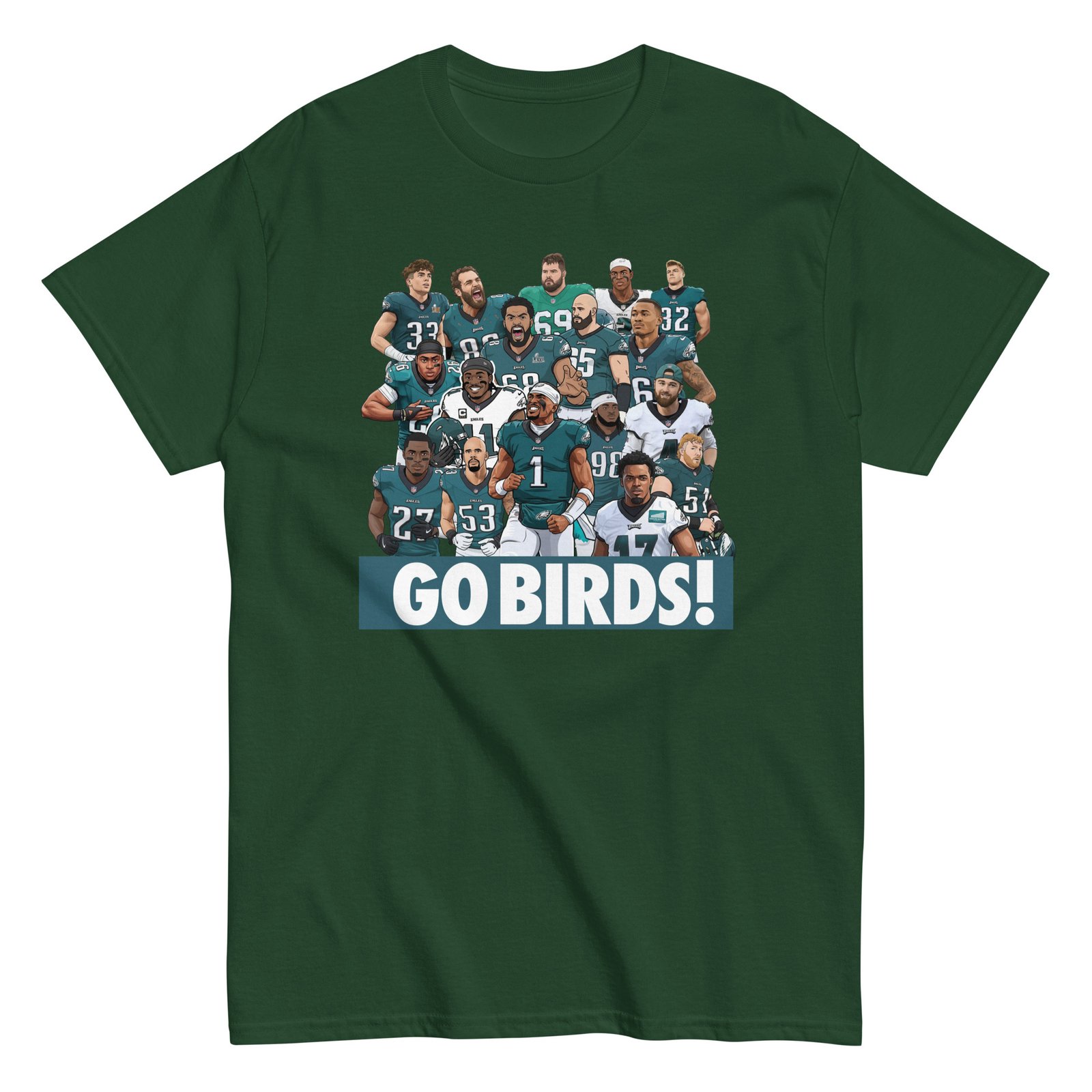 Go Birds. Unisex classic tee - Image 3