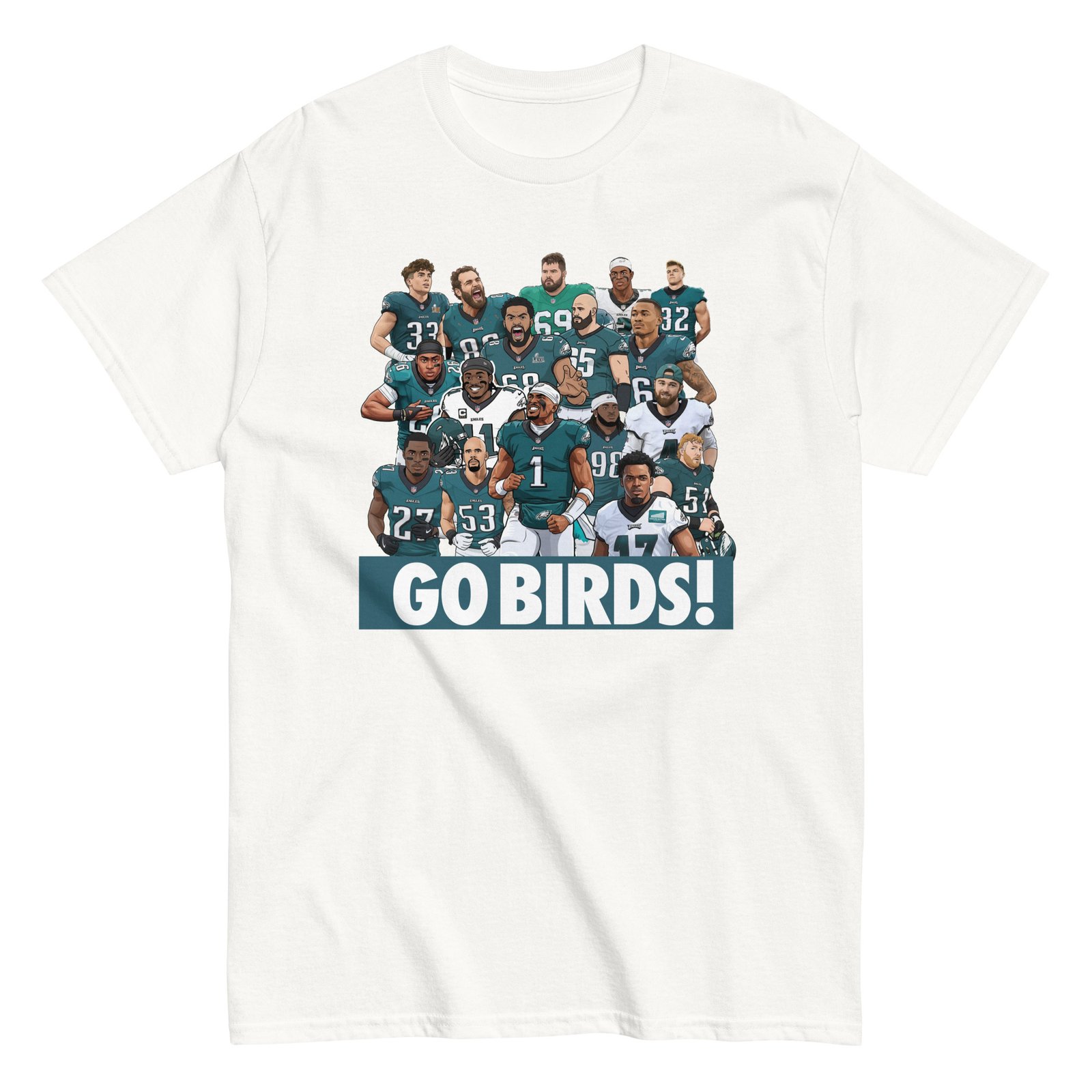 Go Birds. Unisex classic tee - Image 19