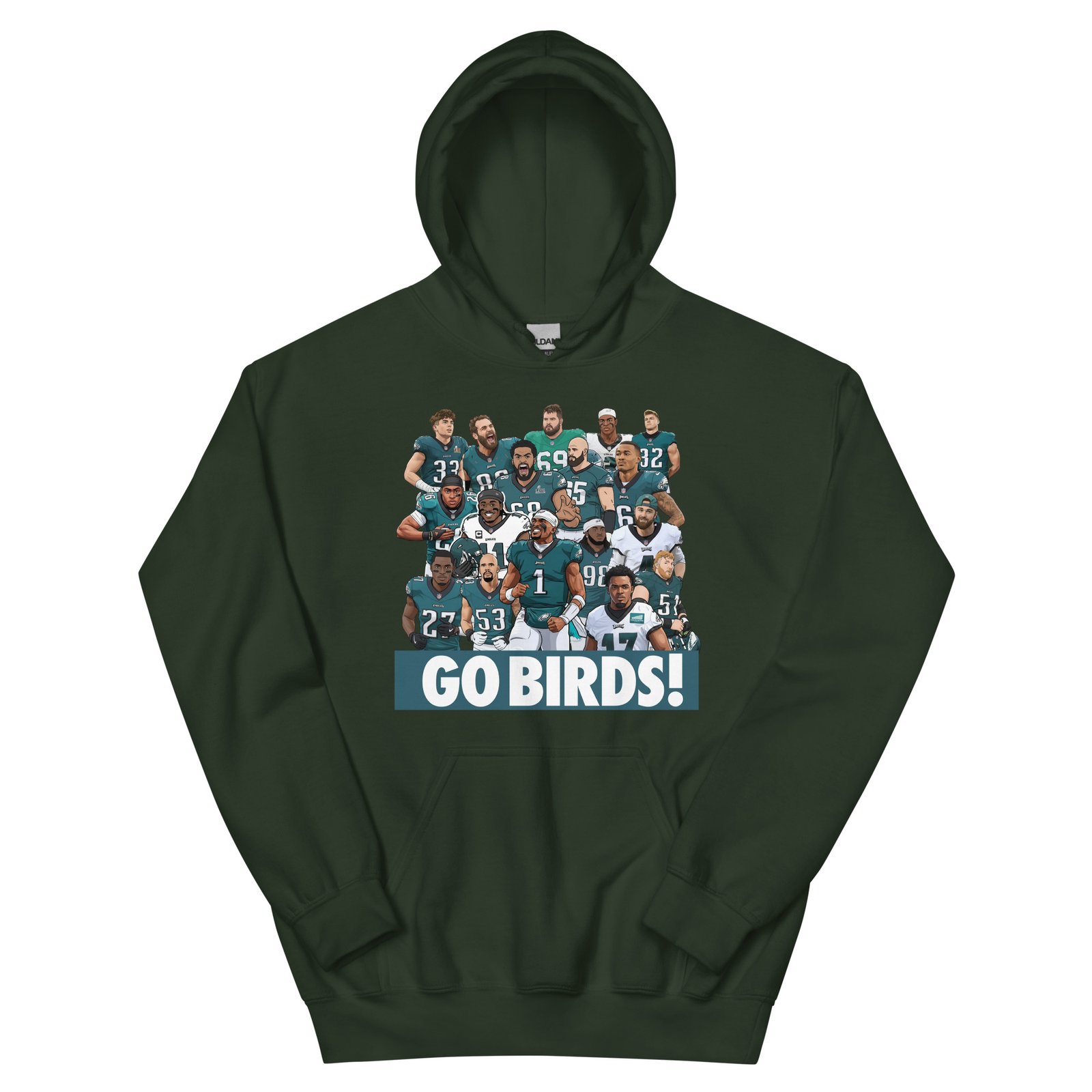 Go Birds! Unisex Hoodie - Image 4